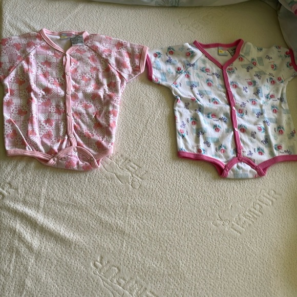 2 onesies, size 6 to 9 months for baby girl - Picture 1 of 5
